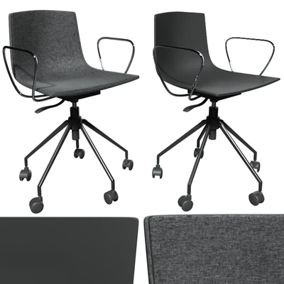 DASH | Office chair with armrests (modified) — Ver 1