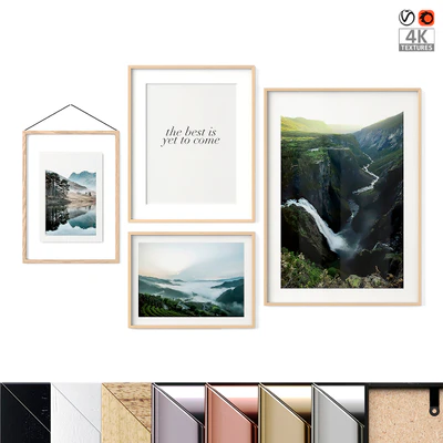 Poster Set "Green Mountains" — Вид 1