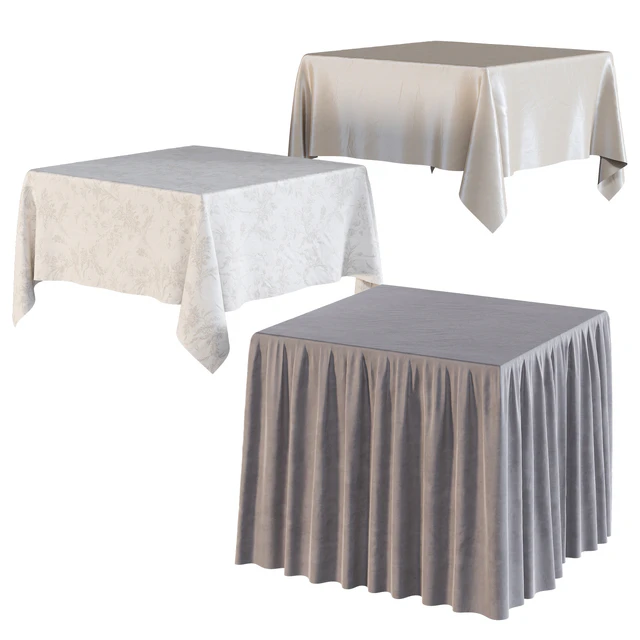 Tablecloth on a square table — Descargar