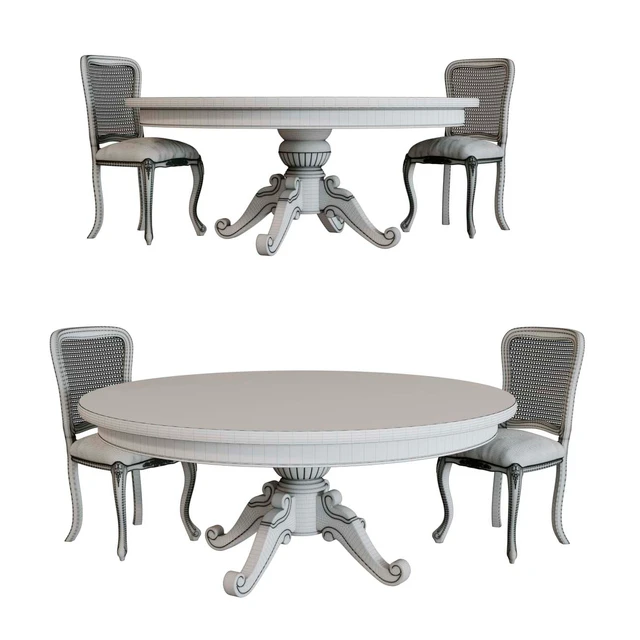 Dialma Brown table and chair — Скачать