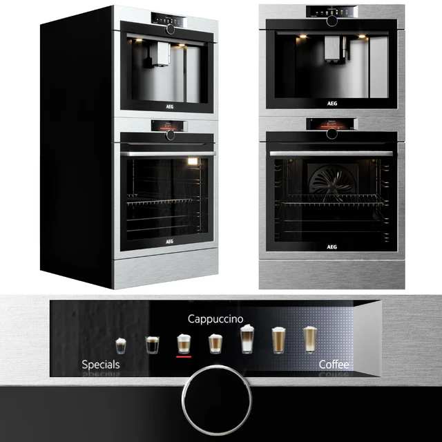 GAGGENAU, AEG and NEFF double oven and coffeemaker collection — Скачать