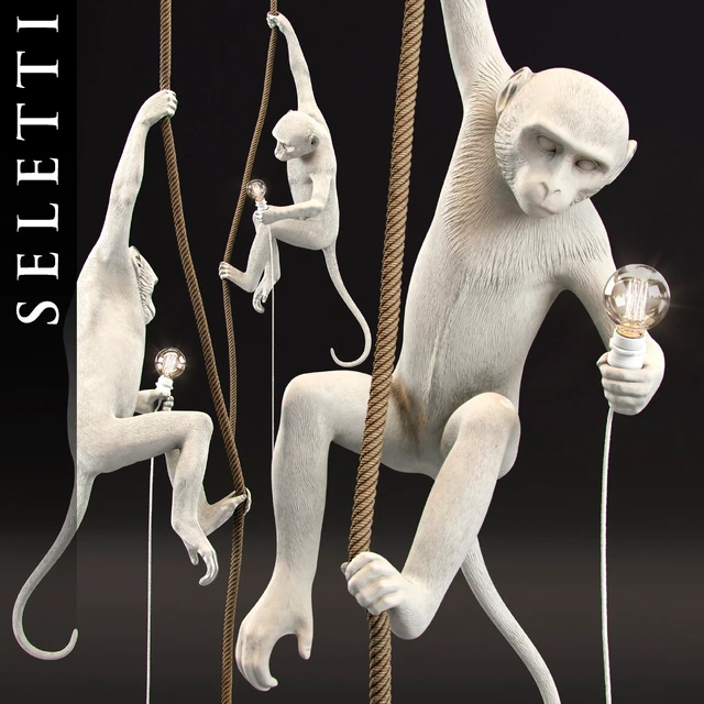 The Monkey Lamp  Ceiling Version by Seletti — Скачать