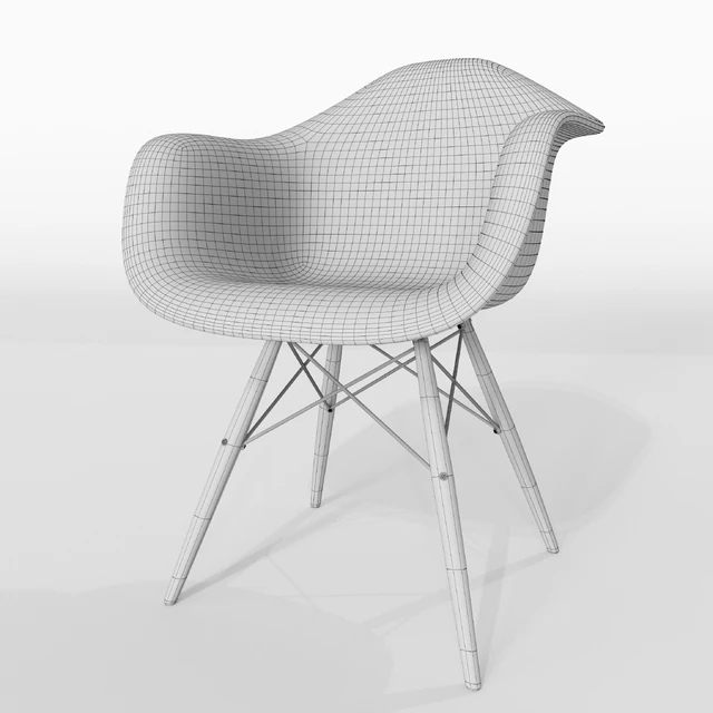 Стул Eames DAW Patchwork — Скачать