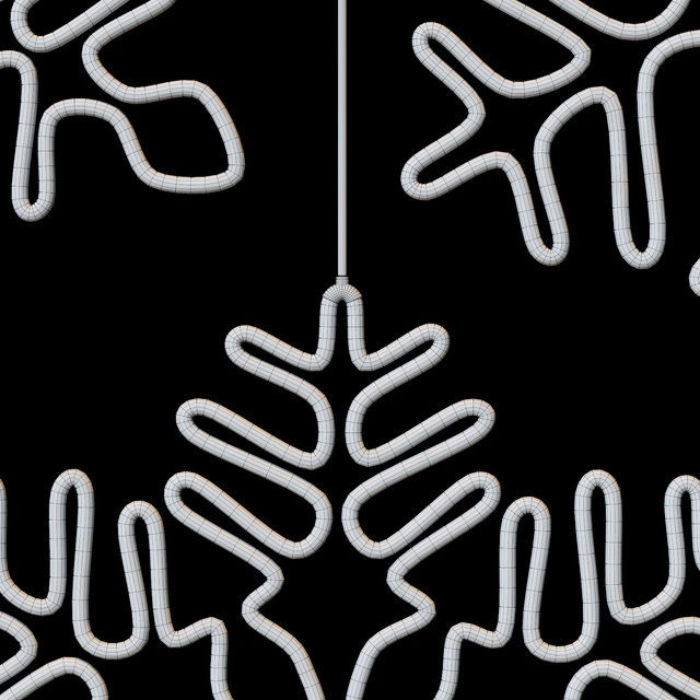 Decorative LED Hanging Snowflakes — Descargar
