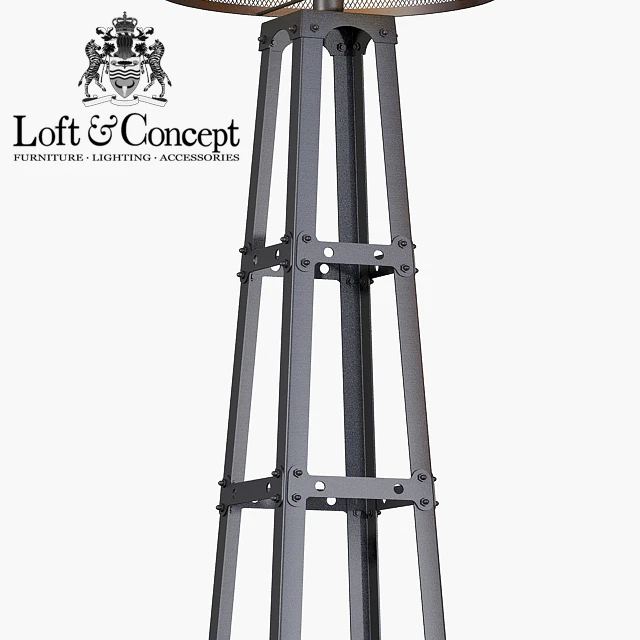 Lamp Radial Cage Floor Lamp — Descargar