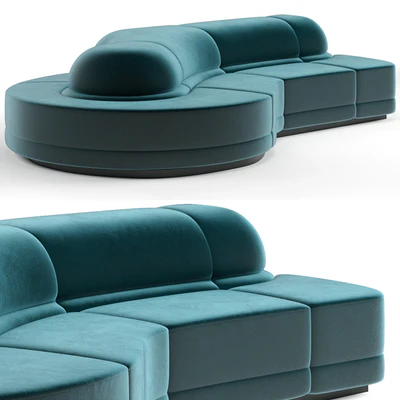Canapé rond sofa — descargar
