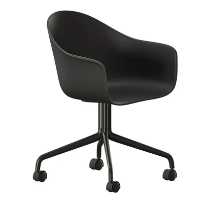 Harbor Dining Chair Star Base W Casters — Ver 1