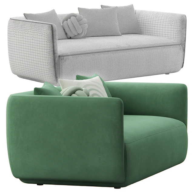 Cozy 2-seat Sofa by MDF Italia — Descargar