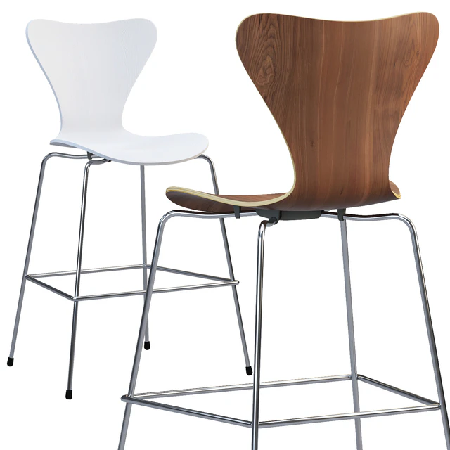Fritz Hansen Series 7 counter stool — Descargar