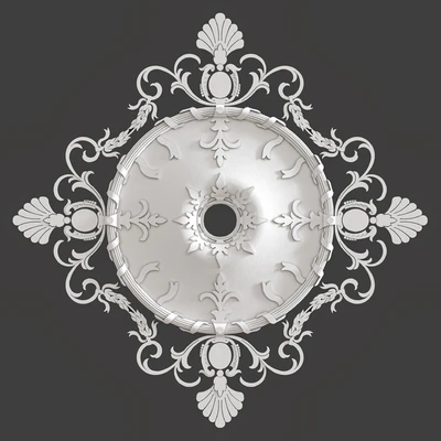 Ceiling rosette (Plaster molding) — View 3