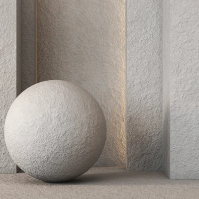 Stucco Wall Texture 4K - Seamless - 3 Color — Вид 1