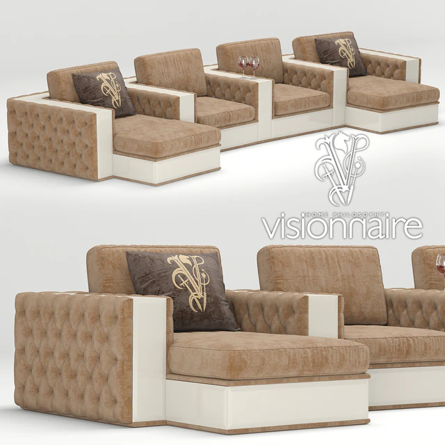 Modular sofa Lumiere, IPE Cavalli — Descargar