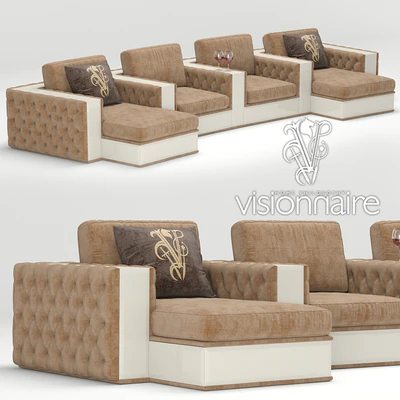 Modular sofa Lumiere, IPE Cavalli — Ver 1