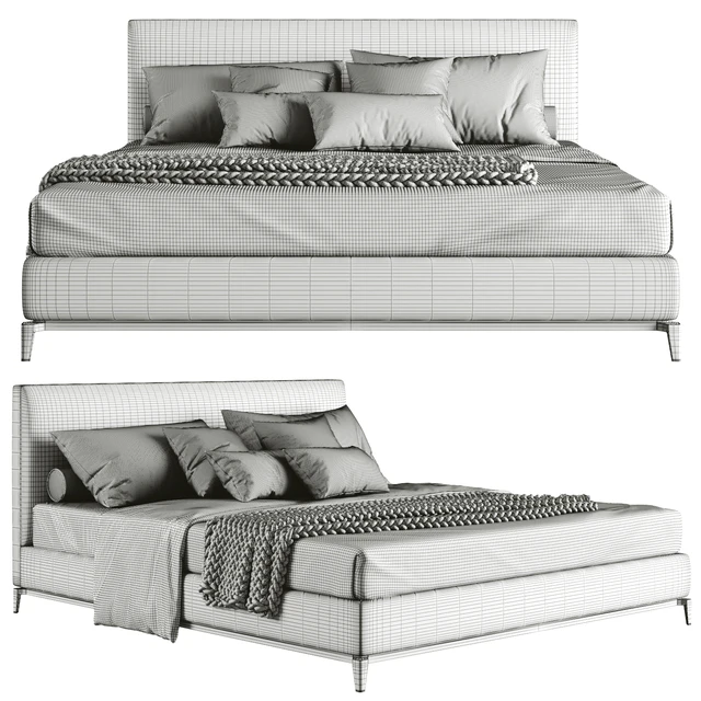 Andersen Bed by Minotti — Скачать