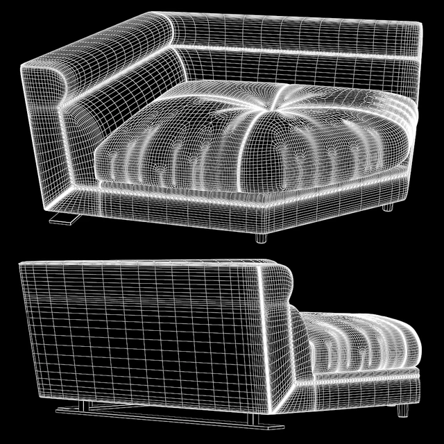 Ansel - Longhi - Sectional Sofa — Descargar