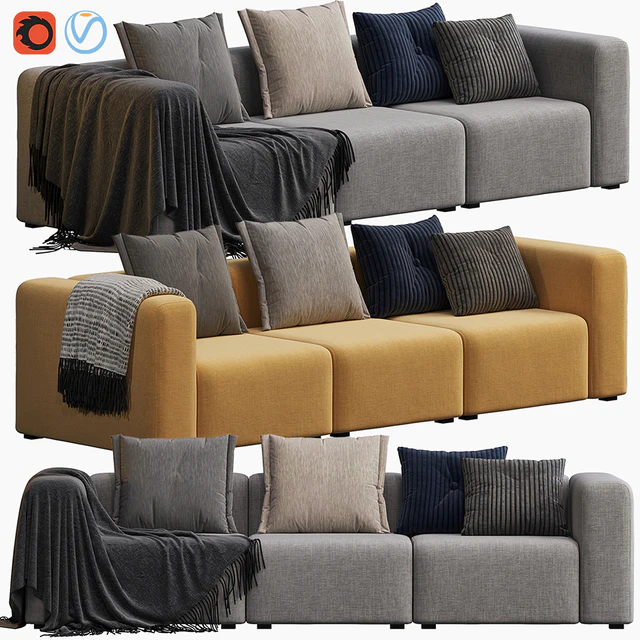 Hay Mags 3 Seater Combination 1 — Descargar