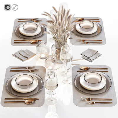 Сервировка стола / Table setting 30 — Вид 1