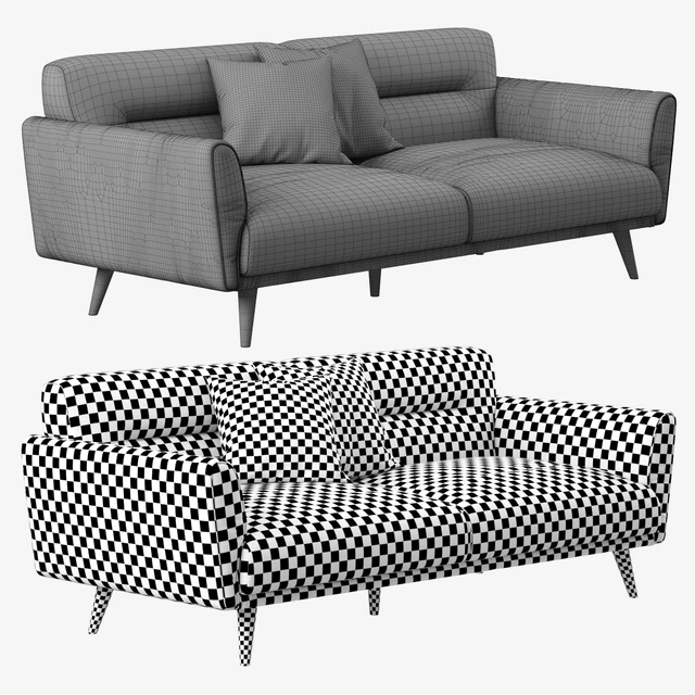 Sofa Oksana 215x93x82 La Forma (Julia Grup) — Descargar