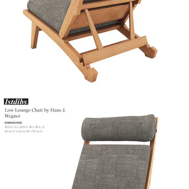 Low Lounge Chair by Hans J. Wegner — Descargar