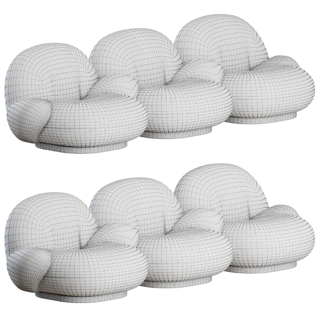 Pacha Sofa 3 Seater by GUBI — Descargar