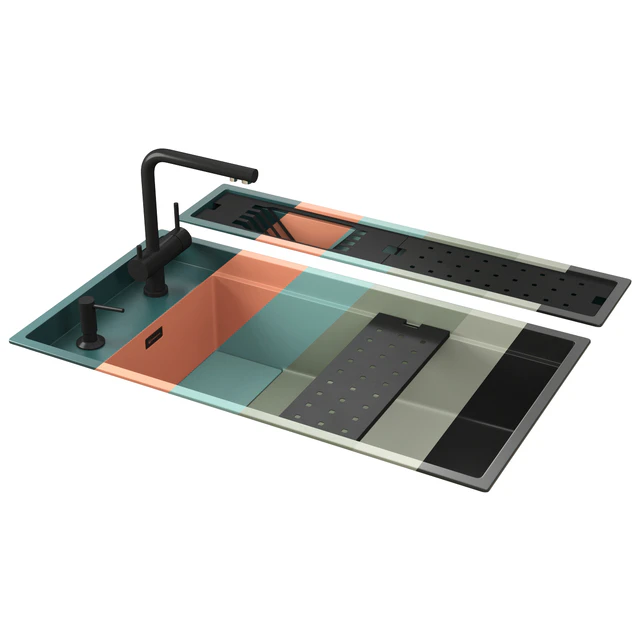 Sink and mixer Omoikiri Kinaru Pro 86-U/I — Download