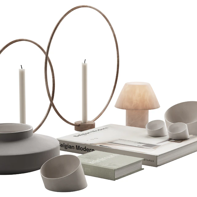 056 Living Decor Set Minimum Neutral Pack 01 — Скачать
