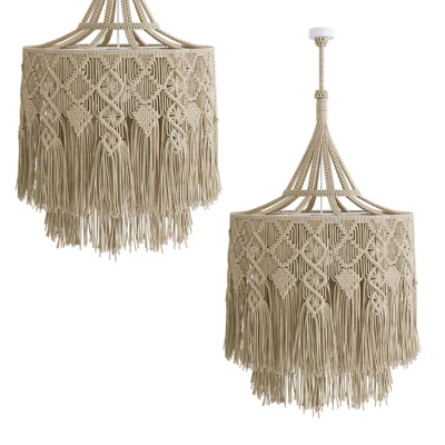 Macrame Pendant Lamp #2 — Ver 3