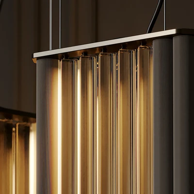 VeniceM Numa Pendant Light in Brass and Glass by Massimo Tonetto — Ver 3