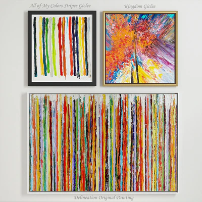 Collection of contemporary paintings (set-8) — Ver 2