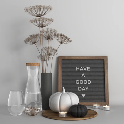 Decorative set with a bouquet of dill — Ver 1
