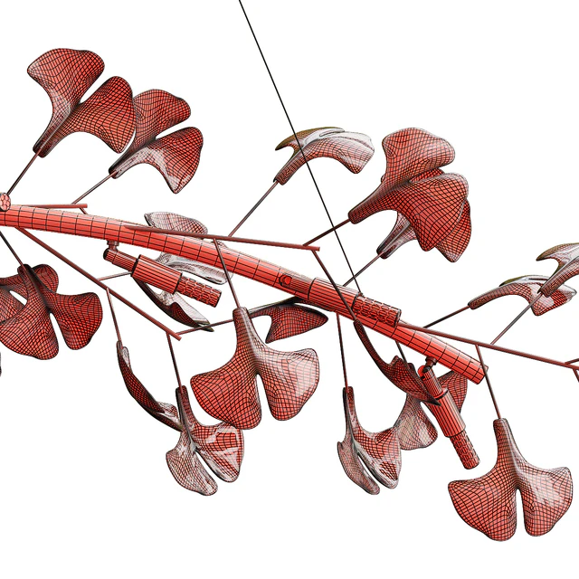 Nordic Ginkgo Leaf Pendant — Descargar