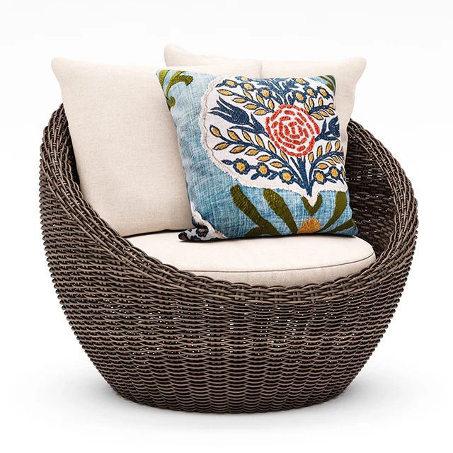 TORREY ALL-WEATHER WICKER PAPASAN CHAIR, ESPRESSO — Descargar