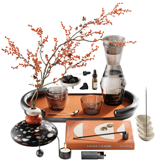 Decorative set with branches ch10 — Descargar