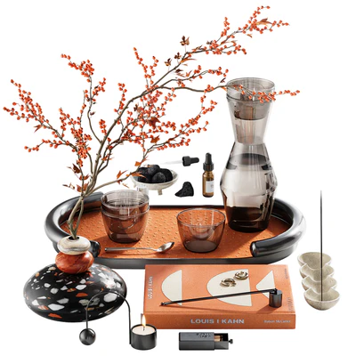 Decorative set with branches ch10 — Ver 3
