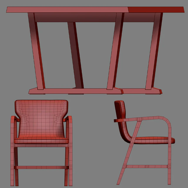 Maxalto Fulgens chair and Intoto table — Descargar