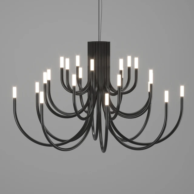 Chandelier PALMA BY ALMA LIGHT Black — Descargar