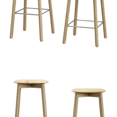 Soft edge 32 bar stool — Ver 2