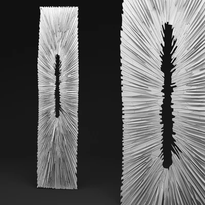 Thierry Martenon wall panel, статуэтка, резьба, абстракция, современное искусство, арт, настенный, картина, деревянный декор, эко, эко-дизайн, скульптура — Вид 2