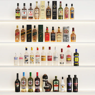 Alcohol bar set — Ver 3