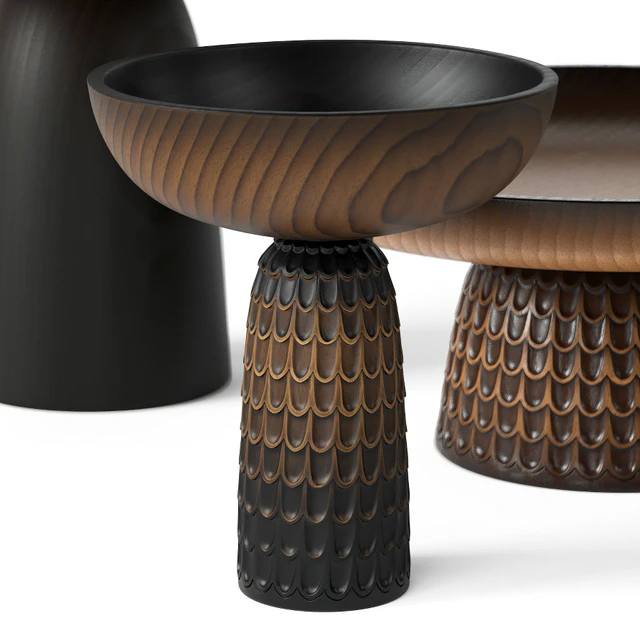 Wooden vases Zanat Nero Bowls — Descargar