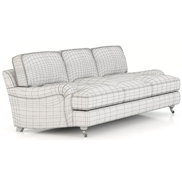 Restoration Hardware English Roll Arm Upholstered Sofa — Descargar