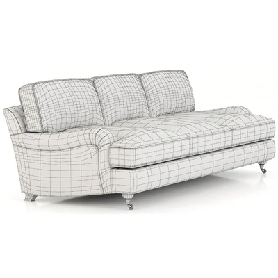 Restoration Hardware English Roll Arm Upholstered Sofa — Ver 2
