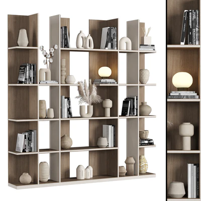 Cabinet with shelves 032 — Ver 1