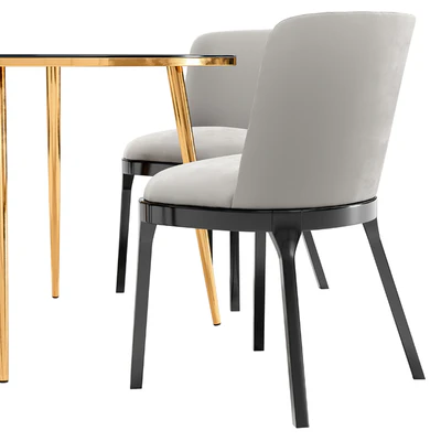 Selection dining chair and Luxore table — Ver 3