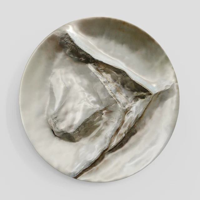 Round wall panel  FROM A MOUNTAIN STREAM Metal — Скачать