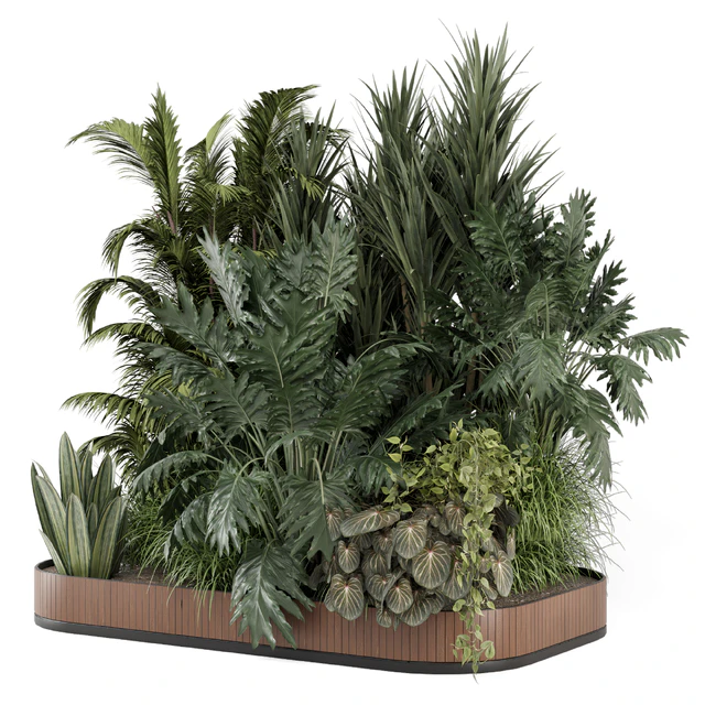 Outdoor Garden Set Bush and Tree 2565 — Скачать