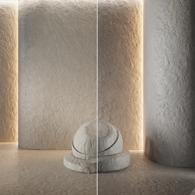 Decorative poster | Concrete set (seamless) | 38 — Ver 3