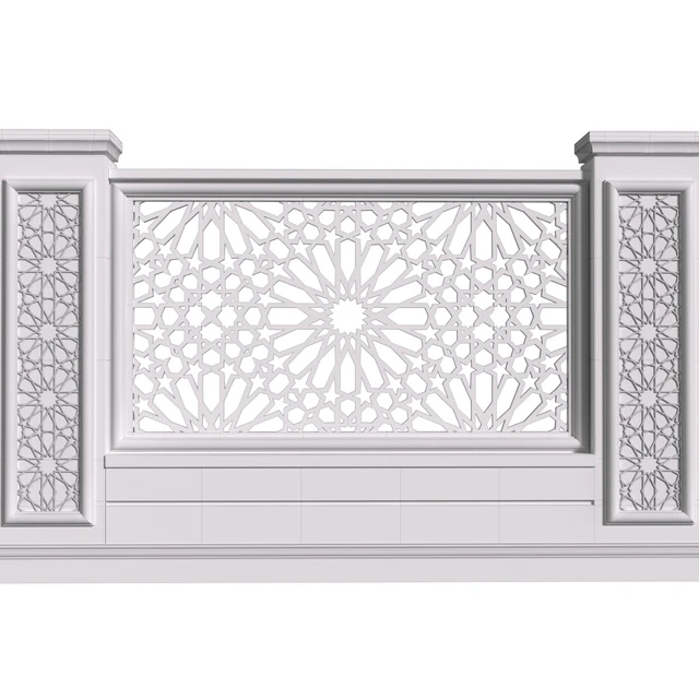Fence in oriental style. Arabian Fence — Descargar