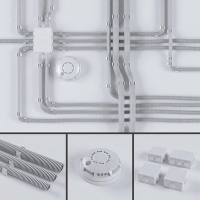 Set of wires for electrical wiring in corrugation — Ver 1