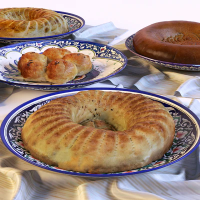 East Bread (Uzbek Flat Cakes) — Ver 2
